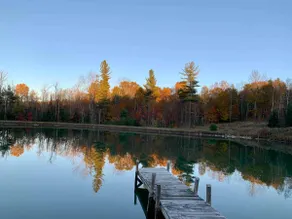 Secluded Cabin swimming pond, hike, camp, explore - Image 4
