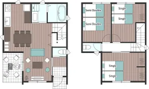 A clean and beautiful private house!Fully equipped, dryer, water server, very popular with families with children, great... - Image 3