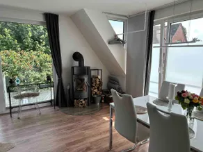 Aasee, 55pm, 1st floor and + attic kitchen, bathroom, balcony, fireplace - Image 5
