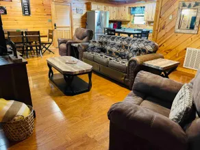 Smoky Mountain 3BR Cabin Firepit Grill Sleeps 10 - Image 3