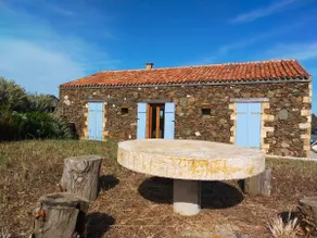Isolated traditional sheepfold with pool overlooking the countryside. Sea at 500 - Image 2