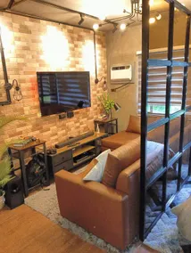 Stylish Industrial + Theater set up and Queen Bed - Image 3