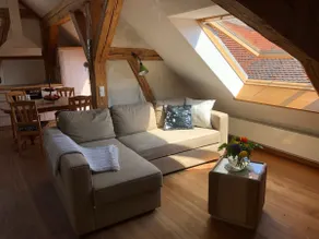 Sunlit Timber Loft in Heritage Farmhouse - Image 3