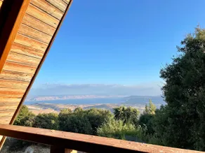 Sea of Galilee view mountain cabin in Amirim - Image 3