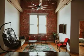 Industrial & cozy 2 Bedroom atop a Historic Bldg. - Image 2