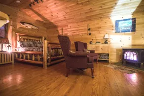 Privé - Cabine confortable avec un bain à remous et une cheminée à gaz - Image 5