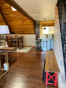 Cozy MCM A-Frame Cabin - Image 4