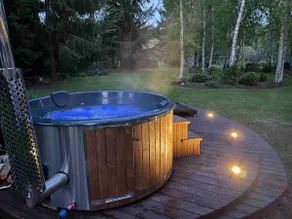Romantic cozy house Kirzacinas pirts with sauna close to seaside - Image 3