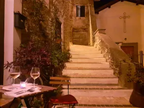 little house in the medieval village near rome. - Image 4