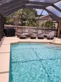 ☆☀︎❀Paradiesischer Rückzugsort! Beheizter Pool, TV-Terrasse, eingezäunt, WLAN, in Strandnähe! - Image 3