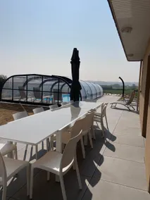 14-person villa with sea view and heated indoor pool. - Image 5