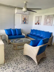 The BLUE couch. - Image 3
