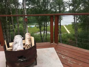 Rusty Salmon Lake House med dæk og havn - Image 4
