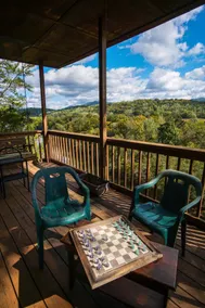 Cliffhanging Cabin over French Broad River between Hot Springs, NC and Gatlinburg Tn - Image 3
