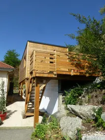 Small wooden chalet in VOIRON, terrace, view. - Image 2