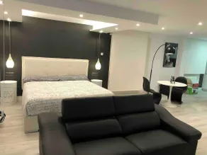 Black and White “Plaza” Suite with Jacuzzi - Image 4