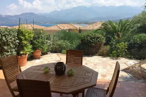 View of Calvi Bay with Terrace and Garden - Image 4
