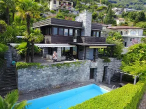 House with pool over Brissago on Lake Maggiore - Image 2