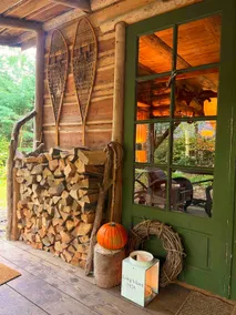 Fenced cabin, wood stove, campfire, dogs welcome - Image 3