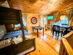 Cozy Mountain Loft Cabin - King Suite, Pool Table, Foosball & Fire Pit! - Image 5