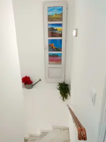 Casa Abá. Private bathroom, living room, kitchen. Double bedroom. - Image 5
