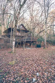 Creekside Log Cabin w/ Hot Tub & Outdoor Firepit - Image 5