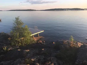Waterfront property Sleeps 8 Beach Sauna Peace - Image 2