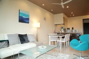 Please have a♪ luxurious time at Lombake Okinawa, with its cool☆ blue and glass interior - Image 2