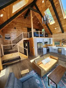 Modern Mountaintop Log Home with Amazing Views! - Image 3