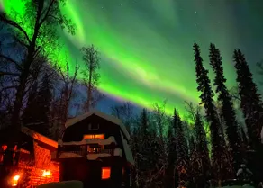 **LOG CABIN ON THE RIVER! Alaskan*Aurora ADVENTURE - Image 2
