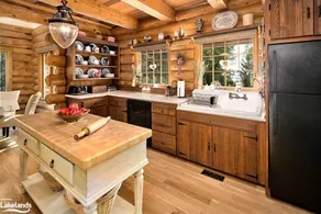 Secluded 1200' beachfront private 64 acre log home - Image 5