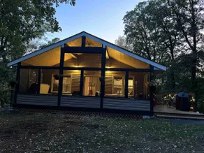 Private cabin with hot tub and gazebo at Rock Lake - Image 2