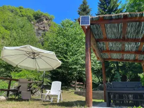 Villa with a stream, wooded garden and fireplace - Image 4