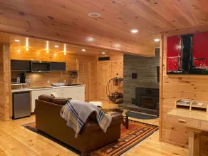 Cozy modern Catskills cabin overlooking waterfall - Image 3