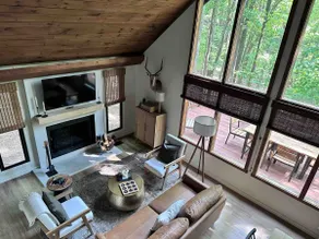 Cozy Secluded A-Frame Cabin Retreat - Image 5