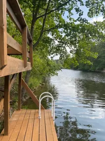 Peaceful Lakefront Chalet w/Dock and Boats! - Image 5