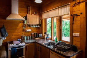Cherry log Cabin in Wales - Image 2
