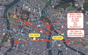 Hiroshima Sta. 3 Min | 12 Guests | 80㎡ 3BR Apt - Image 3
