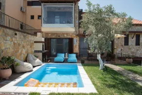 Dandy on the Beach Nea Roda, Komitsa Beach | Private Villa with Pool |Sea View - Image 3