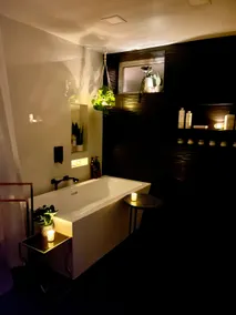 Mid Century Spa Suite - Dual Shower & Soaking Tub - Image 2