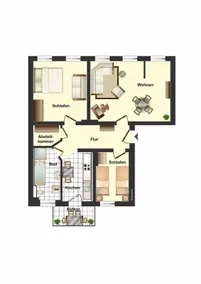 Old town jewel on Hospitalplatz - 3 rooms + balcony - Image 2