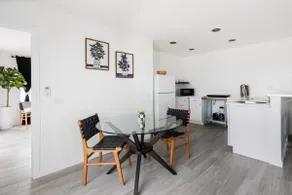 Striking Black & White Apt w Gated Entrance & Yard - Image 4