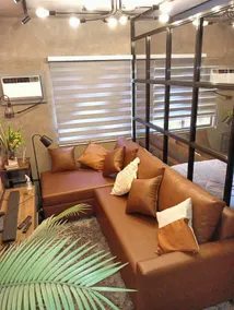 Stylish Industrial + Theater set up and Queen Bed - Image 2