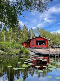 Wooden sauna - Beach cabin - Parking - River view - Image 4