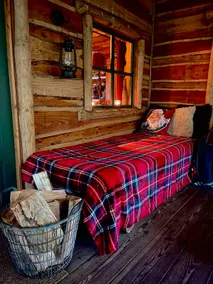 Fenced cabin, wood stove, campfire, dogs welcome - Image 5
