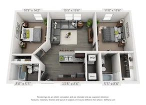 Spacious 2Bed/2Bath - Downtown Frankfort (NPF-209) - Image 3