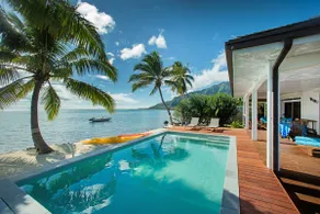 Villa TEPOE,  accès direct au lagon avec piscine et plage - Image 3