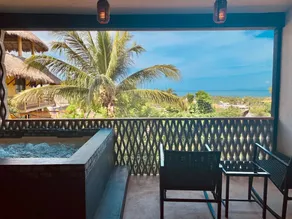 Private Jacuzzi with ocean view. Suite 3.CasaMitla - Image 2