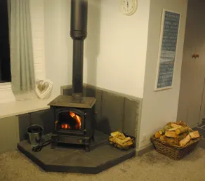 An Tigh Cottage Isle of Seil - wood burning stove - Image 5