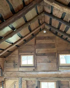 Adorable wood cabin with indoor fire-pit and sauna - Image 4
